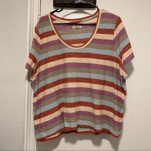 COPY - Madewell colorful stripe top